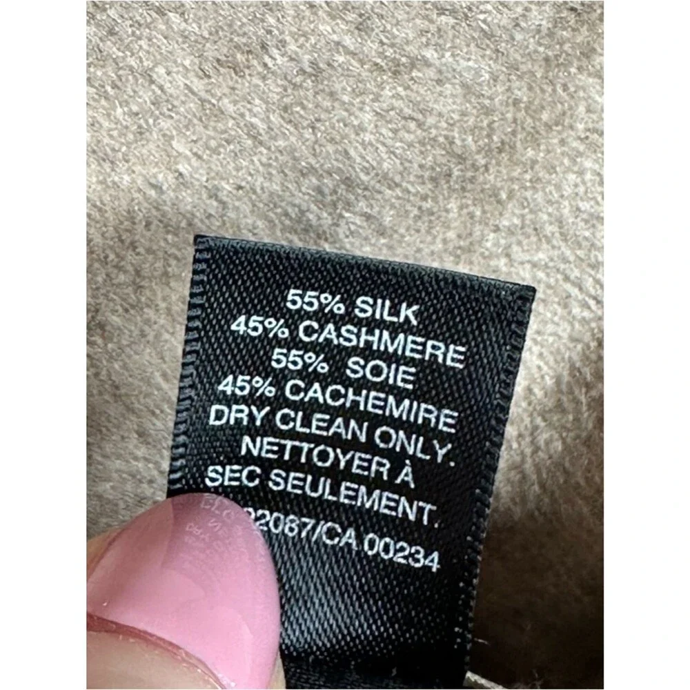 Saks Fifth Avenue Black Tan Cashmere Silk Sport Coat Formal Blazer Men’s 40R
